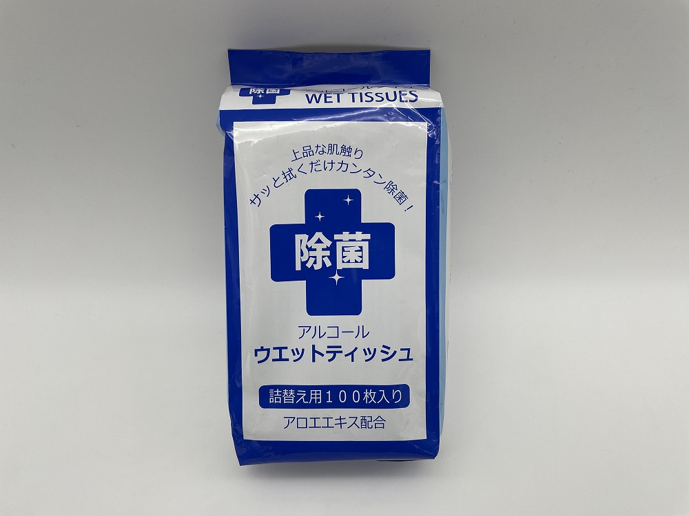 除菌ウェットシート 詰め替え用100枚入り